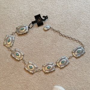 Idyllwind Silver and Green Western Belt